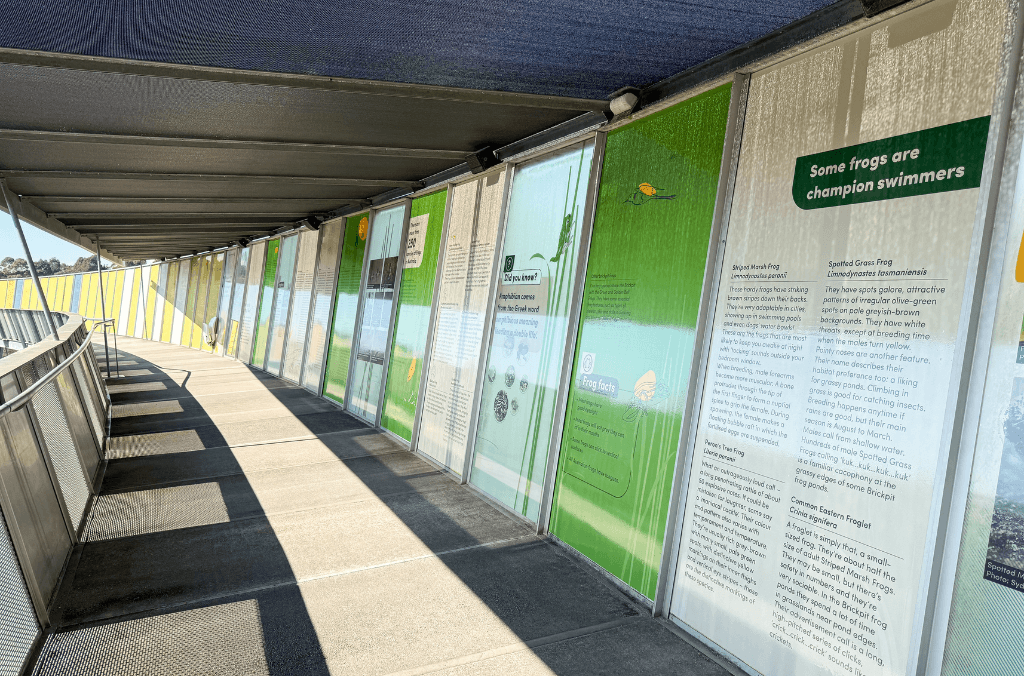 Brickpit Ring Walk educational panels 